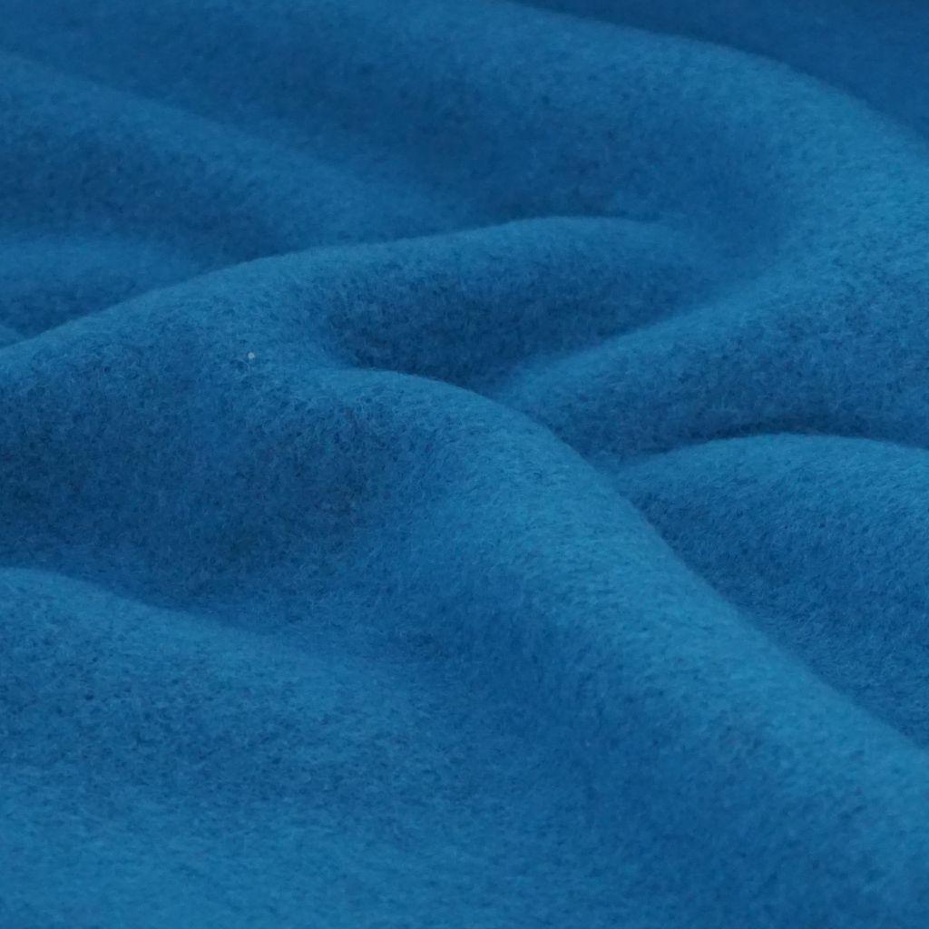 Wollfleece Merino aus Italien türkisblau